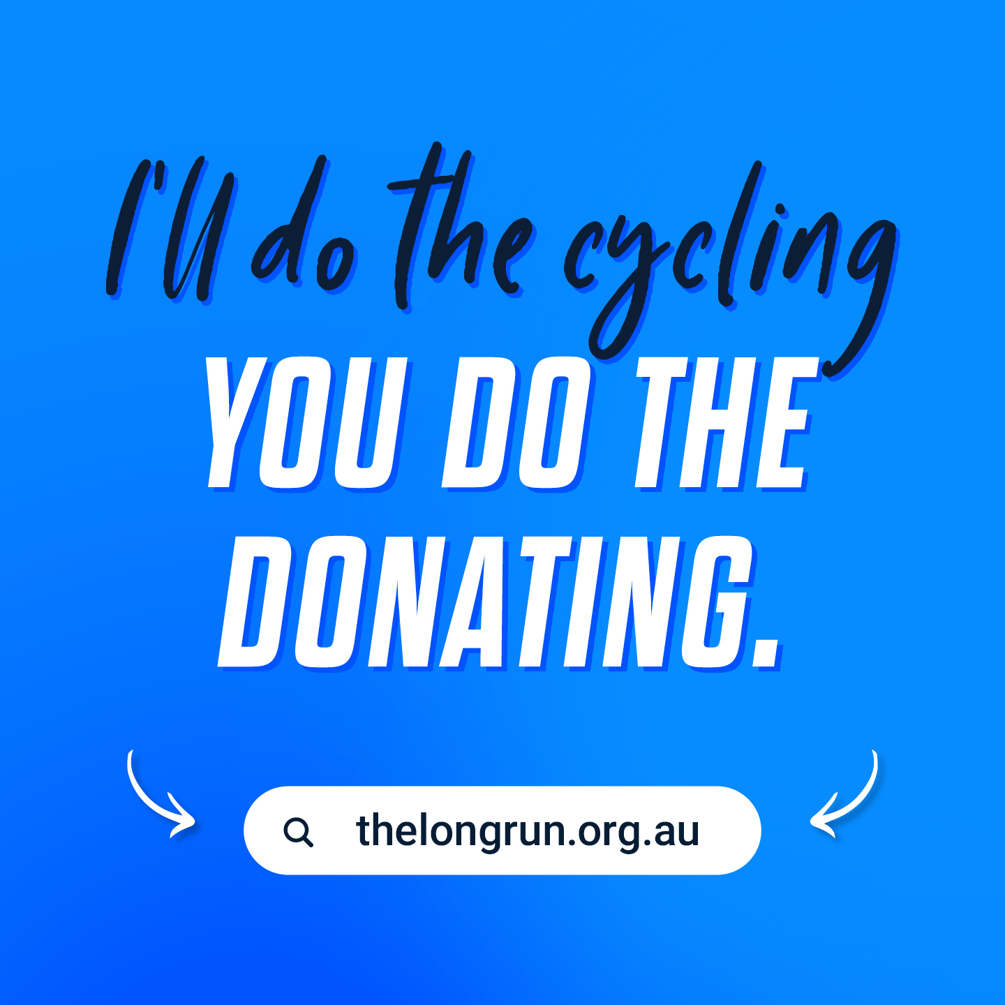 I'll do the cycling