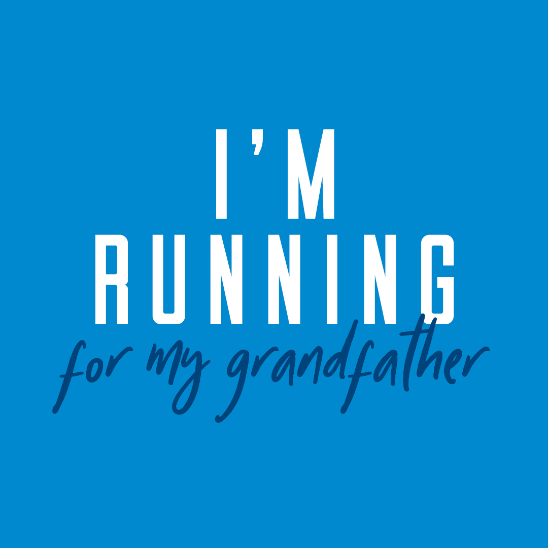 Social Post - I'm running for my Grandfather